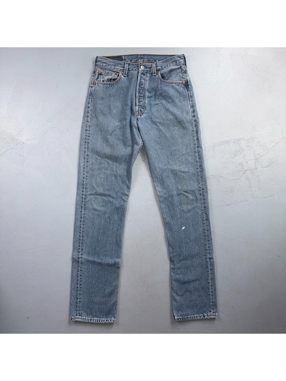Levis 501 Vintage 90s Y2K XX Straight Leg Jeans Blue Light Wash 30x34 Act 28x32